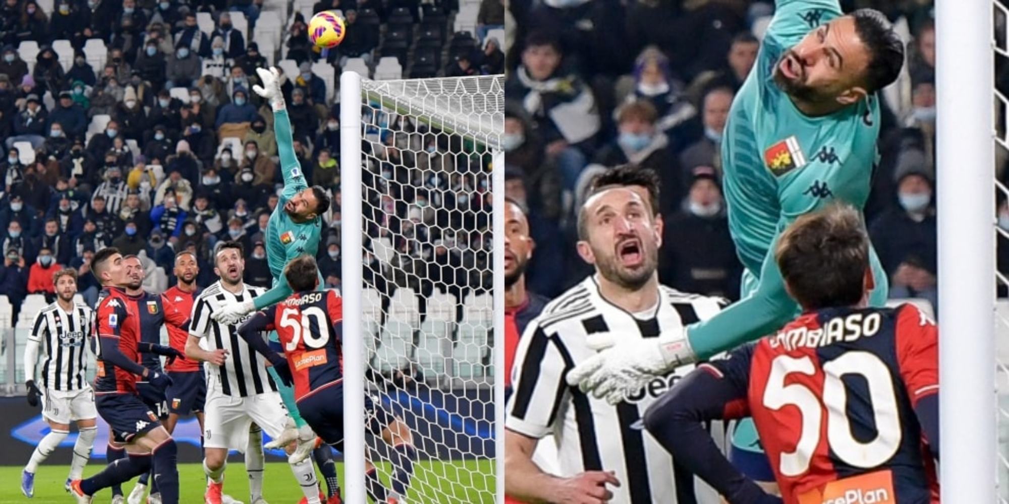 Juve, il gol di Cuadrado visto con...gli occhi di Chiellini
