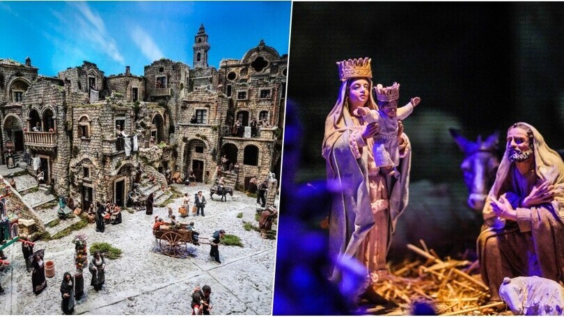 Duomo di Torino, inaugurato il presepe monumentale della Basilicata