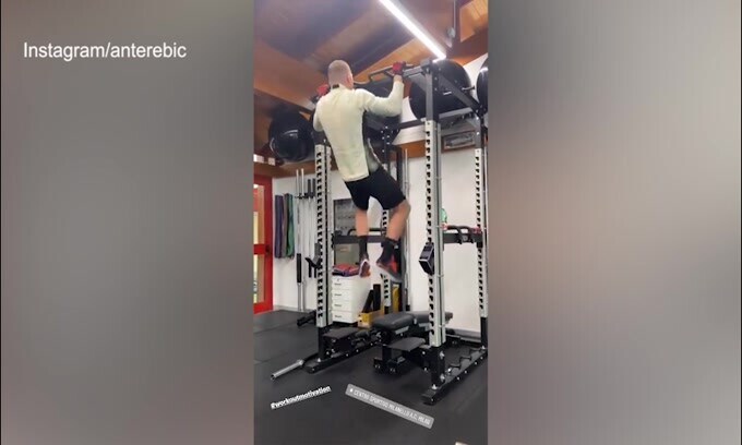 Milan, Rebic vuole rientrare: eccolo allenarsi in palestra