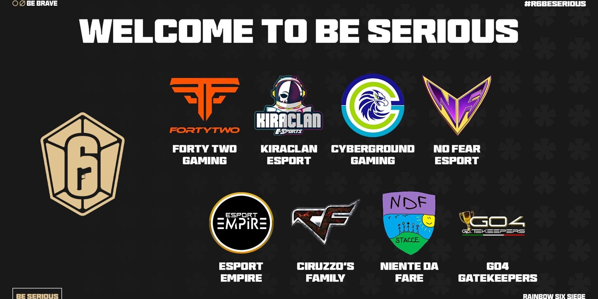 Il futuro di Rainbow Six in Italia si chiama BeSerious
