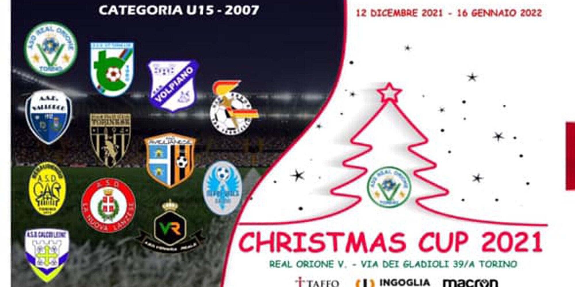 Qui Real Orione - Christmas Cup al via