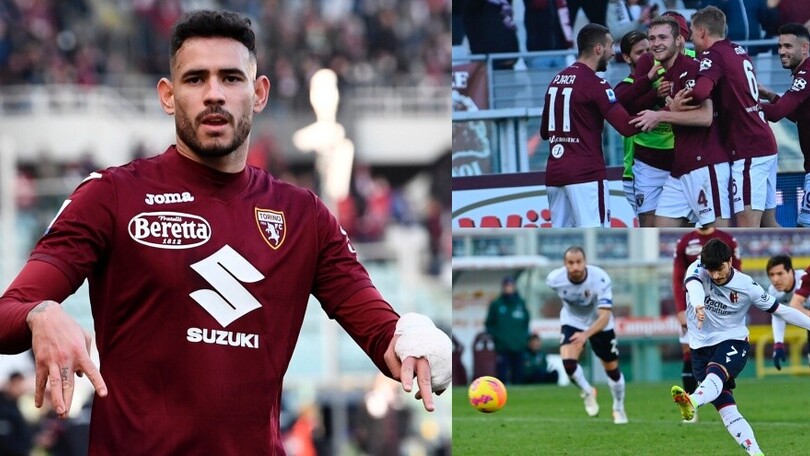 Sanabria e un autogol: festa Torino col Bologna