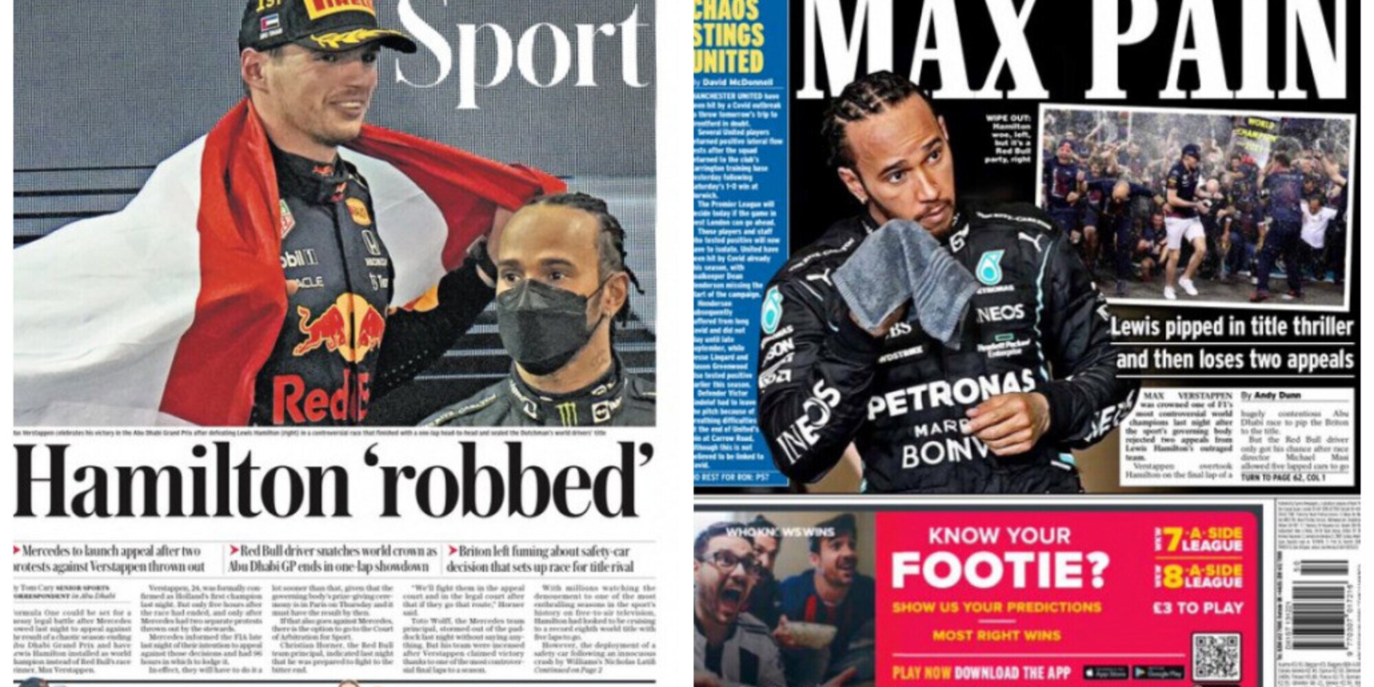 "Hamilton derubato": esplode la rabbia dei tabloid inglesi!