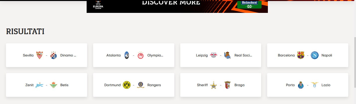 Europa League, sorteggio duro per le italiane