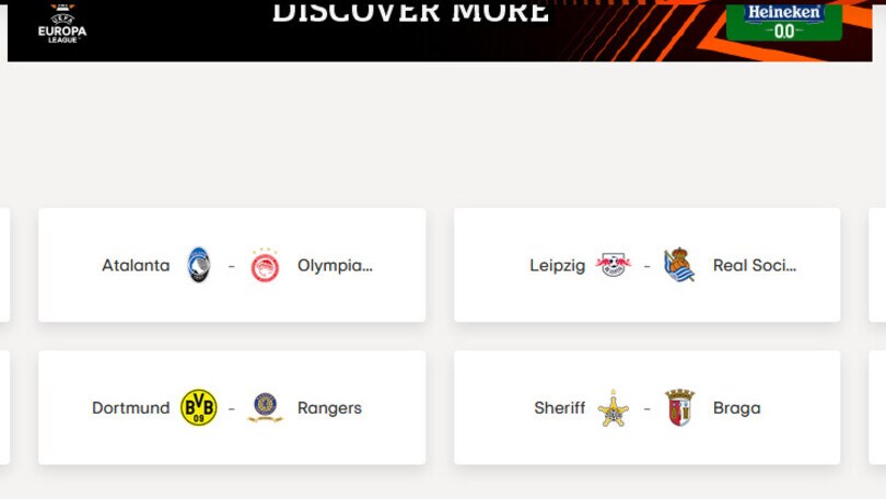 Europa League, sorteggio duro per le italiane