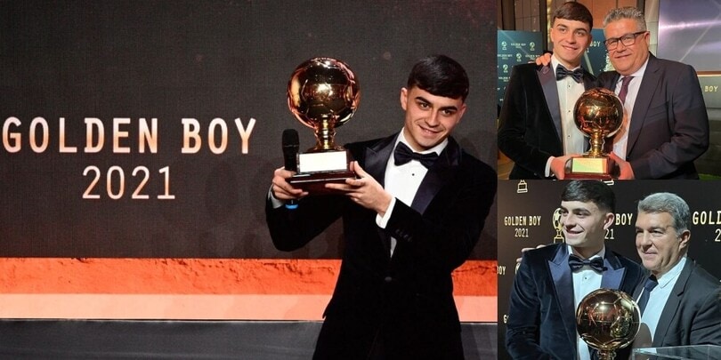 Pedri è il Golden Boy 2021: che festa a Torino!