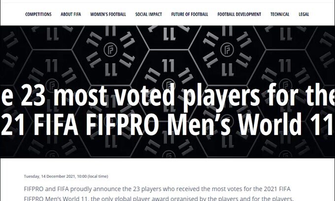 Fifa World Best Player: Bonucci, Donnarumma e Jorginho nei top 23