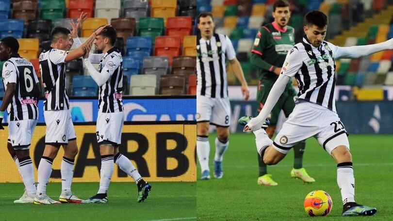 Coppa Italia, Udinese agli ottavi con un poker al Crotone