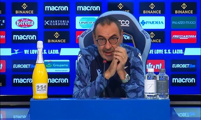 Sarri: "Tritati dall'Europa League. La squadra non deve recepire messaggi"
