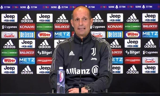 Allegri: "Dybala out, Kulusevski in panchina"