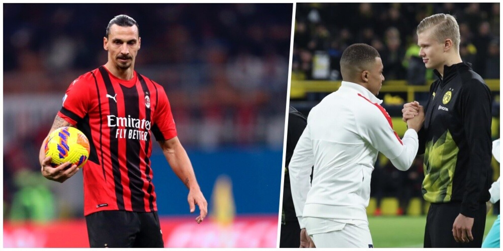 Ibrahimovic: "Mbappè come Ronaldo, Haaland vive per segnare"