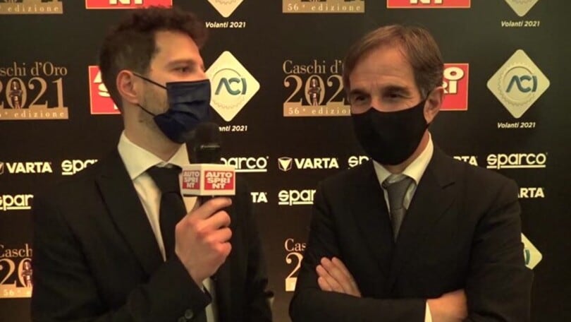 Caschi d'Oro 2021, Davide Brivio riceve il Casco Iridato per Alpine
