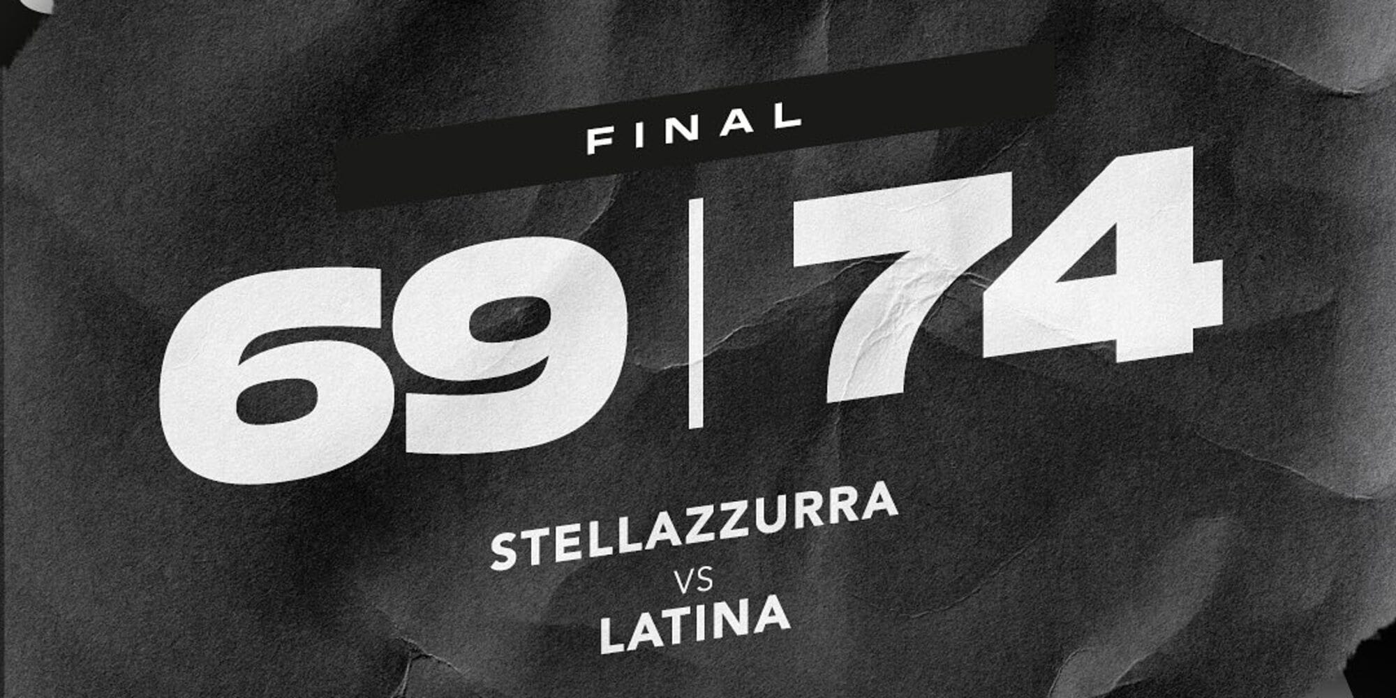Basket, Serie A2 girone Rosso: Stella Azzurra-Latina 69-74