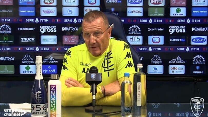 Andreazzoli: "Andiamo in campo spensierati ma non troppo"