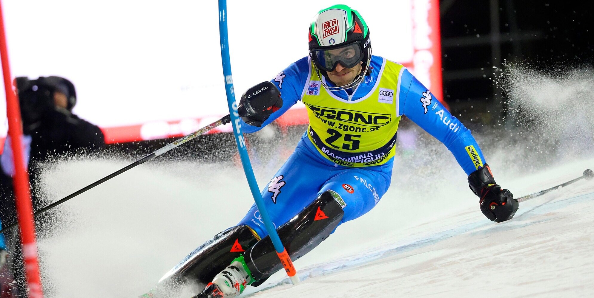 Slalomisti azzurri a lavoro a Pozza di Fassa, gigantisti a Ponte di Legno