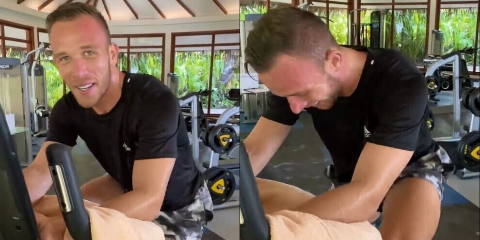 Juve, Arthur si allena anche in vacanza