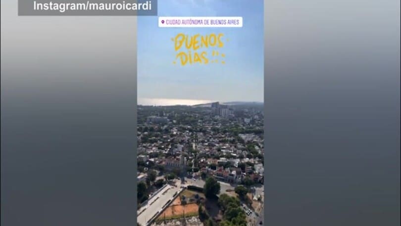 Psg, il buongiorno di Icardi da Buenos Aires