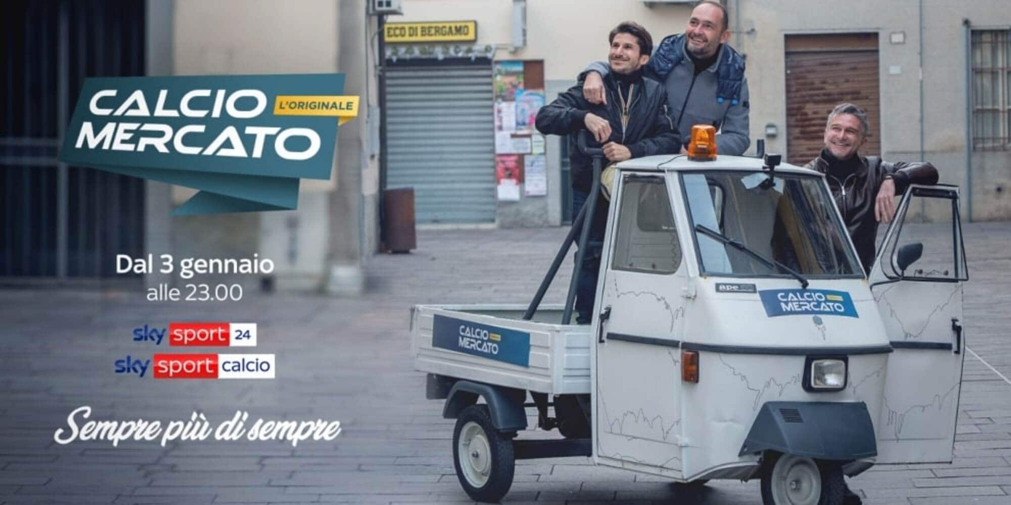 Su Sky torna “Calciomercato - L’Originale”