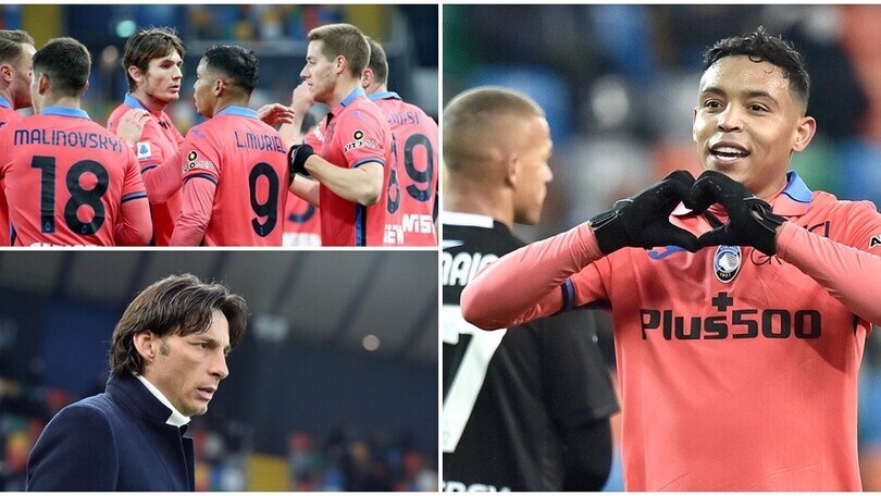 L'Atalanta travolge l'Udinese, decimata dal Covid: doppietta di Muriel
