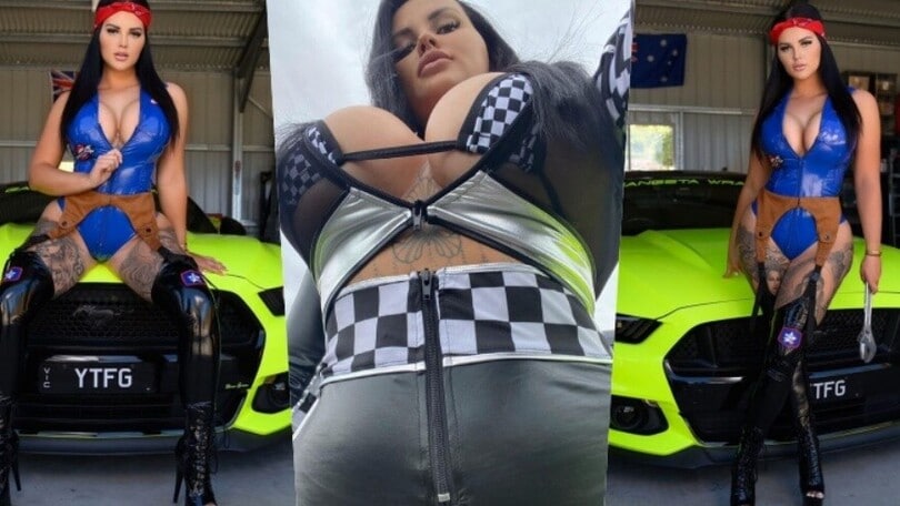 L'esplosiva Renee: dalle curve dei circuiti a quelle sexy di OnlyFans