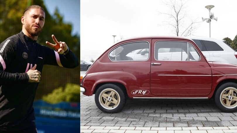 Sergio Ramos dai gusti retrò: il regalo di compleanno è una Seat 600