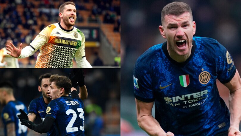 Dzeko al 90' stende il Venezia. L'Inter a +5 sul Milan
