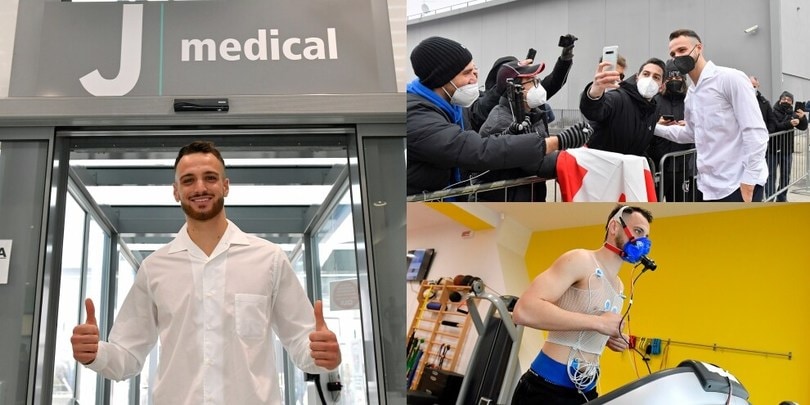 Juve, Gatti al J Medical: le prime FOTO con i tifosi