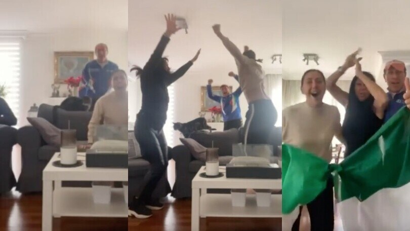 Lollobrigida, la famiglia canta Seven Nation Army: la reazione da brividi