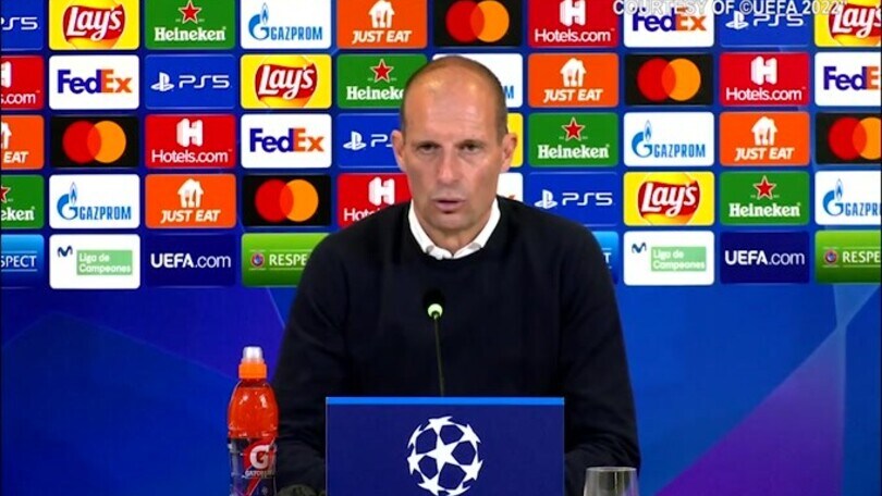 Allegri: "Devo proteggere Vlahovic, è al debutto in Champions"