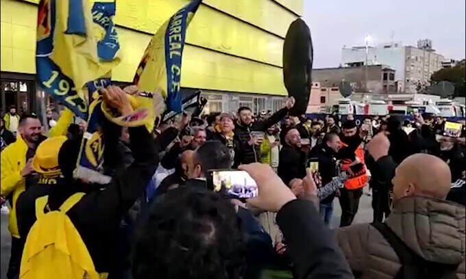 Villarreal-Juve, il tifo juventino