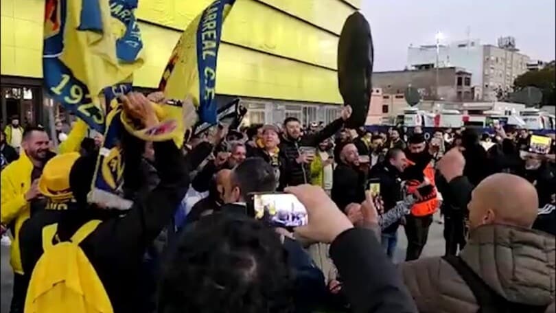 Villarreal-Juve, il tifo juventino