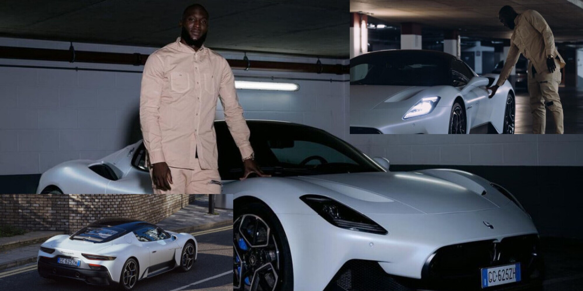 Lukaku combatte la nostalgia dell'Italia con la nuova Maserati MC20 da 200mila euro