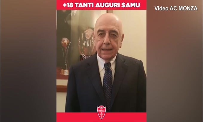 Il Monza festeggia i 18 anni di Vignato