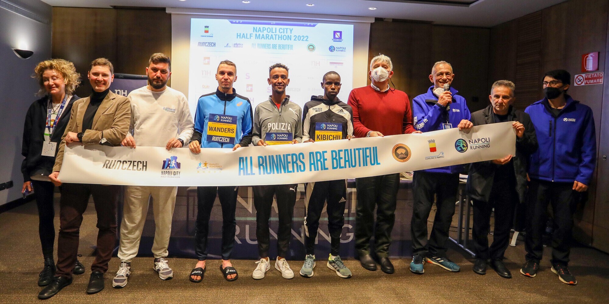 Presentati tre protagonisti della Napoli City Half Marathon: Crippa, Wanders e Kibichii