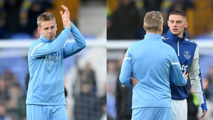 Everton e City, uniti contro la guerra: Zinchenko si commuove