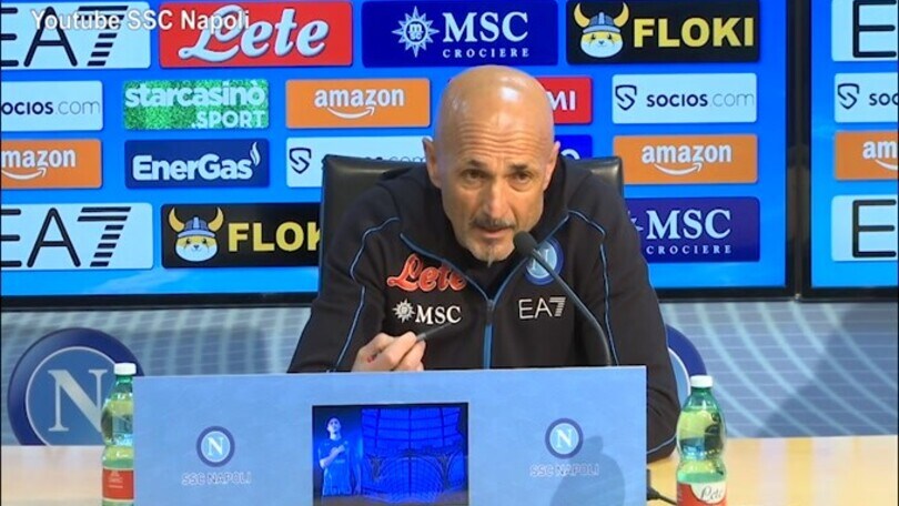 Spalletti: "L'appagamento non può esistere, se De Laurentiis se ne accorge.."