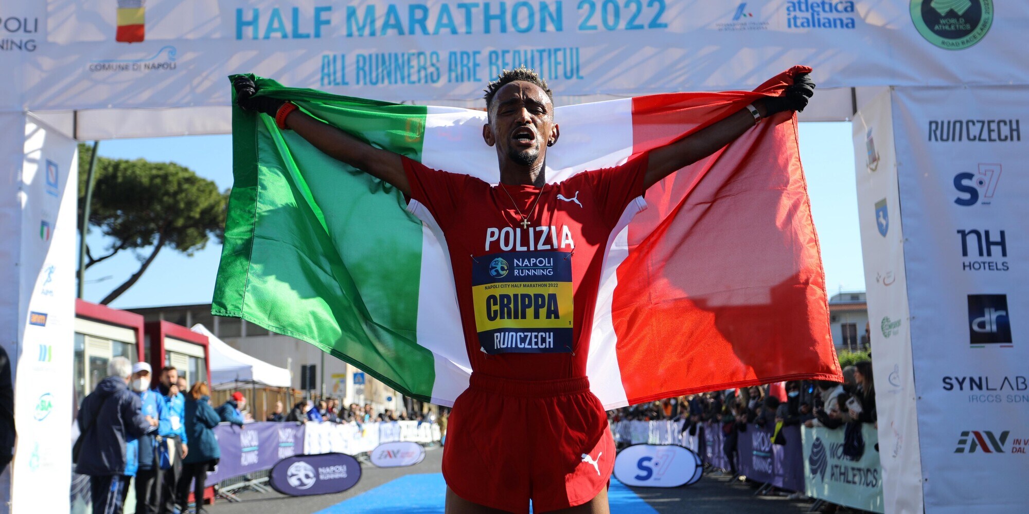 Napoli City Half Marathon, Yeman Crippa sgretola il record italiano