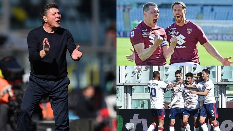 Belotti a -1 da Graziani, ma a Torino passa il Cagliari dell'ex Mazzarri