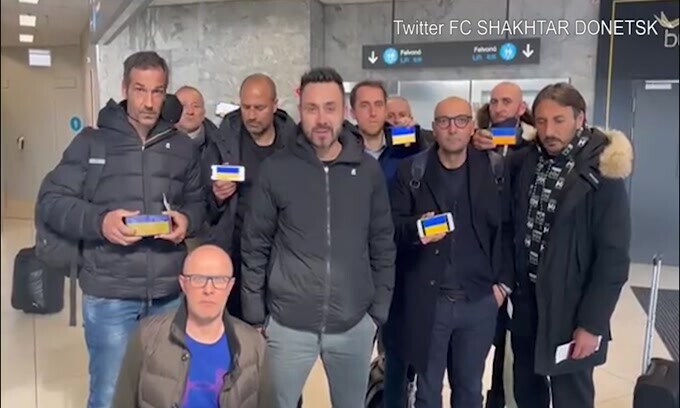 De Zerbi lancia il suo messaggio: "Noi quasi a casa, stop alla guerra subito"