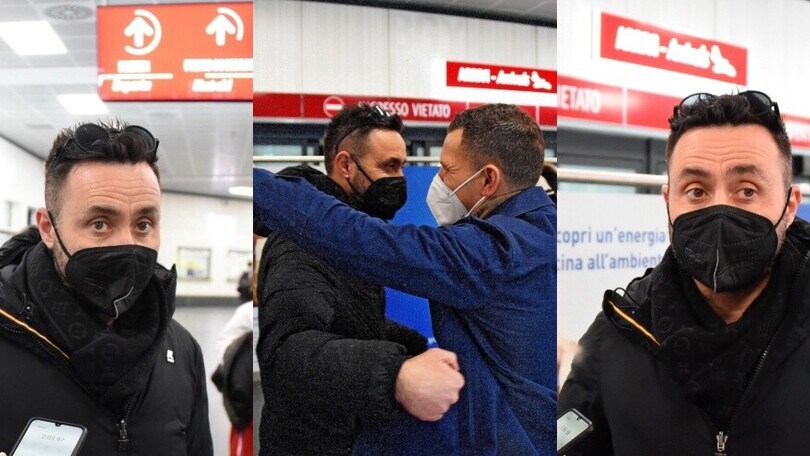 De Zerbi è in Italia: atterrato a Bergamo dall'Ucraina