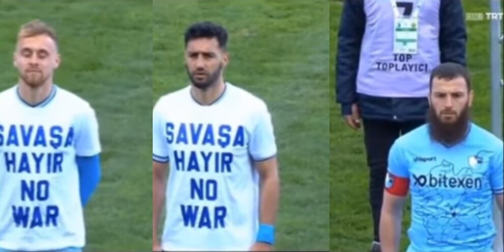 Turchia, capitano dell'Erzurumspor: "Non indosso maglia No War"
