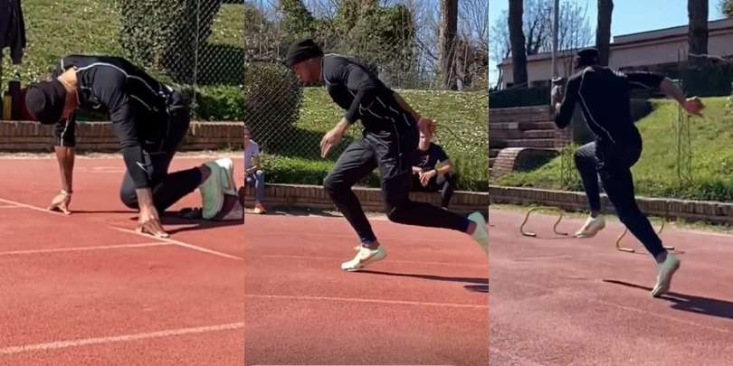 Jacobs non si ferma mai, eccolo in allenamento