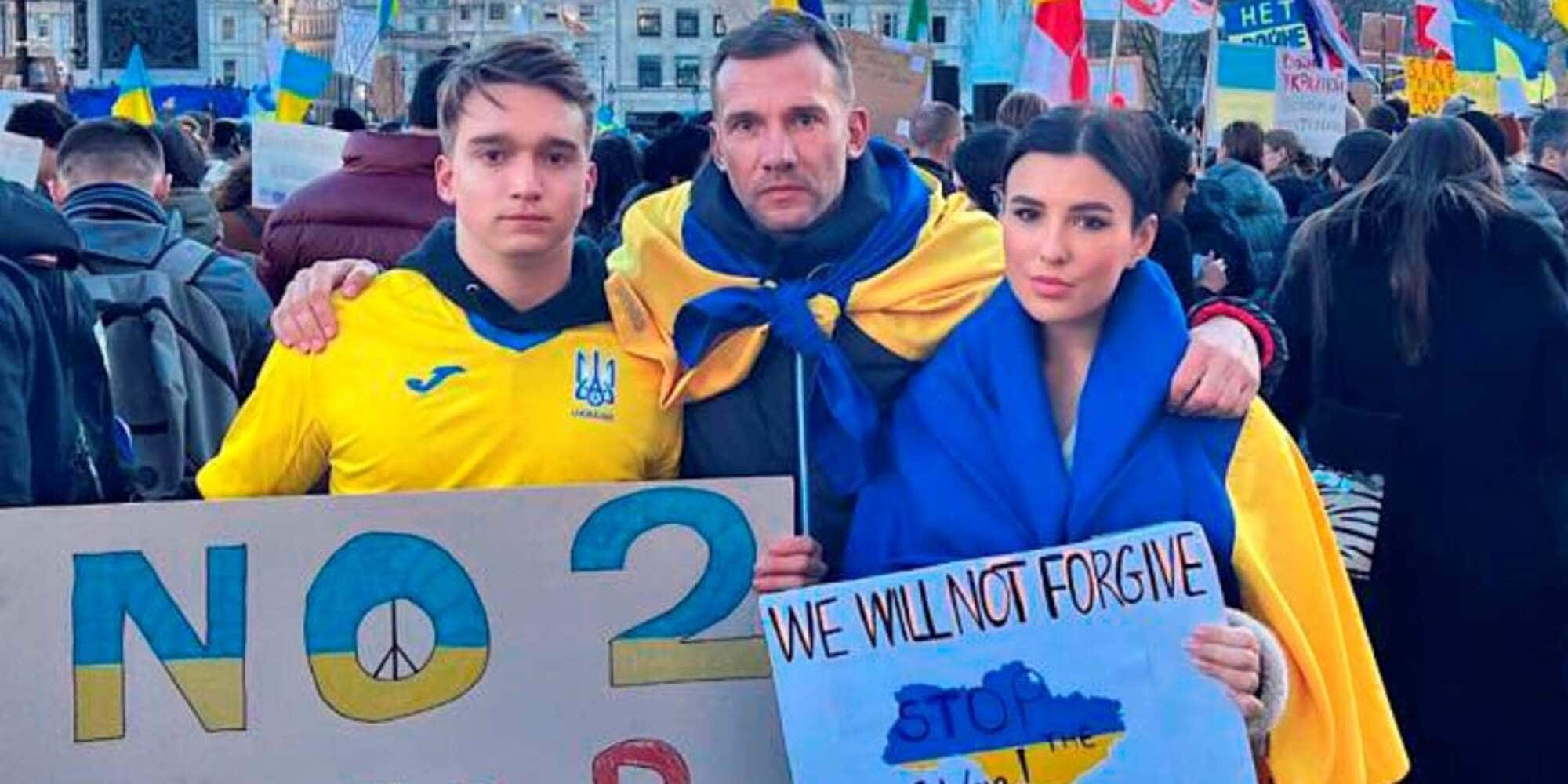 Shevchenko: "Ringrazio l'Italia che è molto vicina all'Ucraina"