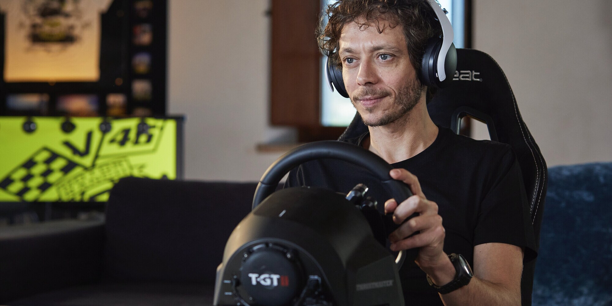 Valentino Rossi usa Gran Turismo 7 per allenarsi a correre in macchina