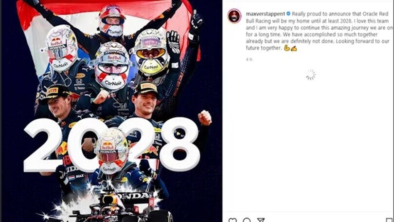 Ufficiale, Red Bull-Verstappen: avanti fino al 2028