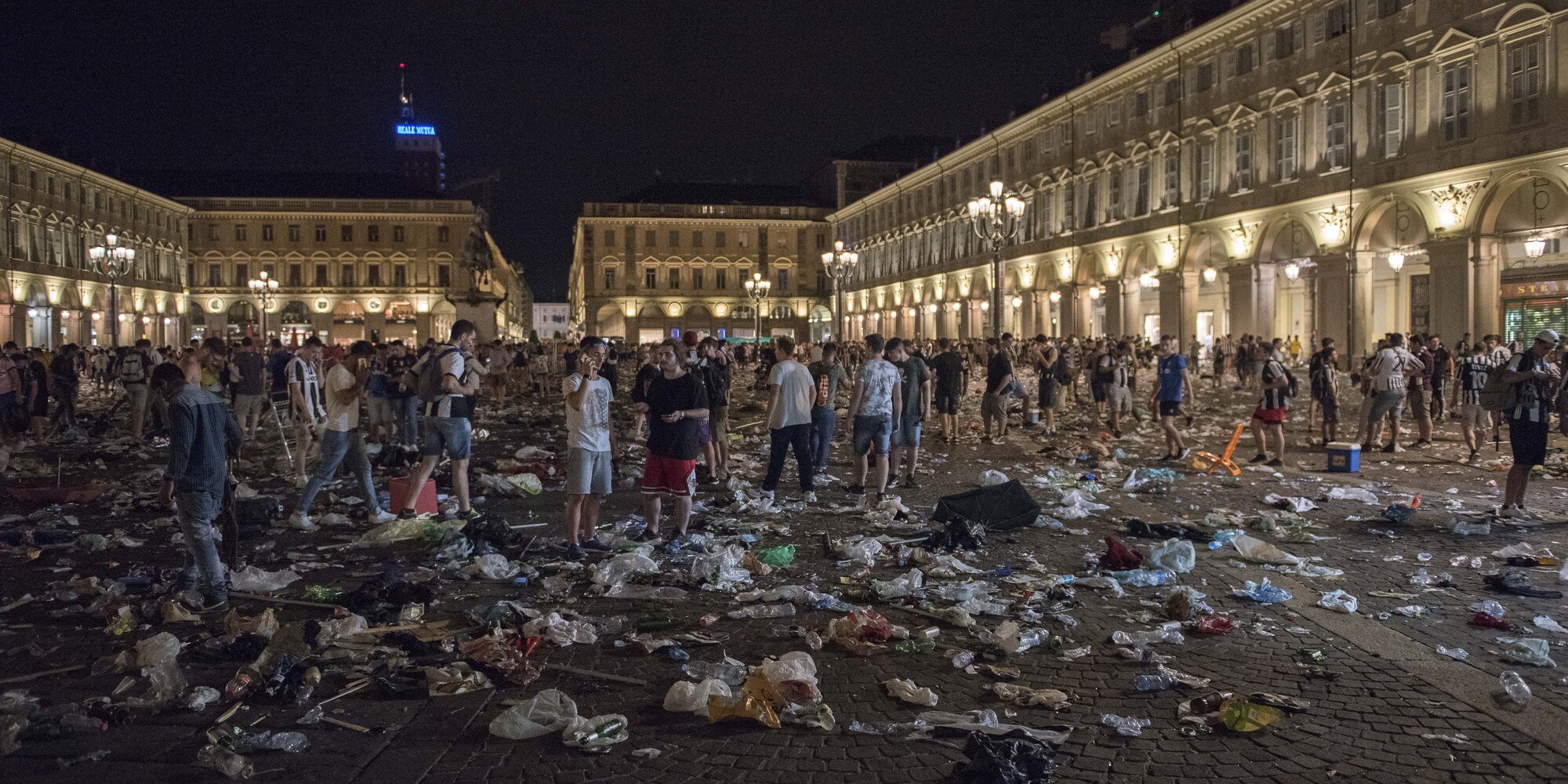Piazza San Carlo: tre condanne e 6 assoluzioni per i fatti del 2017