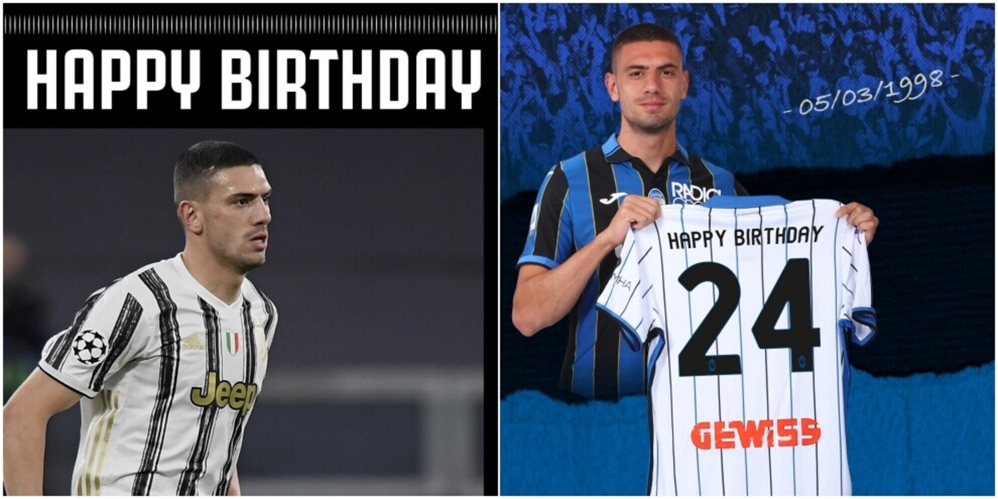 Demiral compie 24 anni: gli auguri di Juve e Atalanta