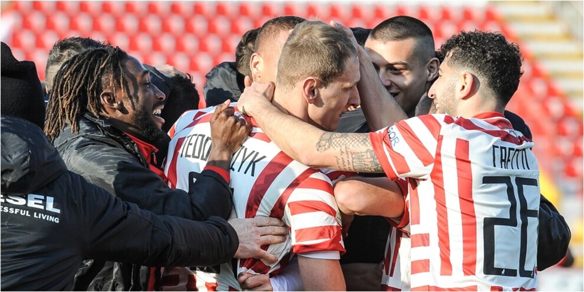 Serie B: tris del Vicenza alla Ternana, si ferma l'Alessandria