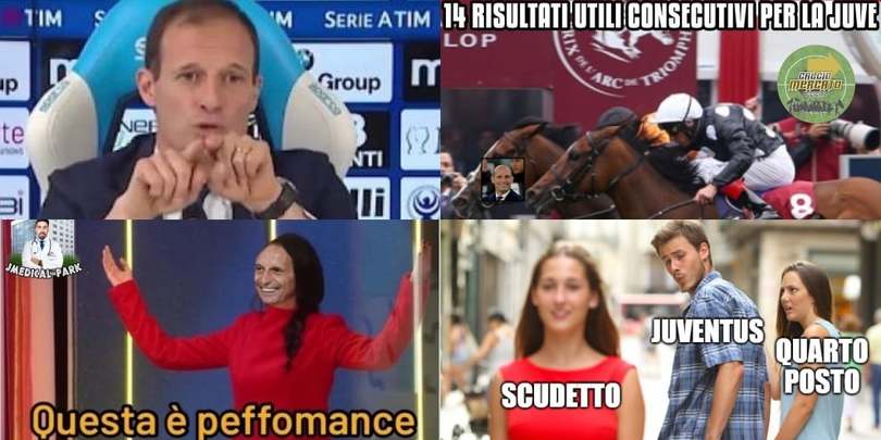 Ironia social su Juve-Spezia: dalla sofferenza al corto muso di Allegri