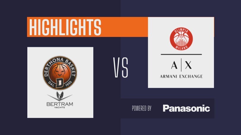 Bertram Derthona Basket Tortona 64-81 A|X Armani Exchange Milano